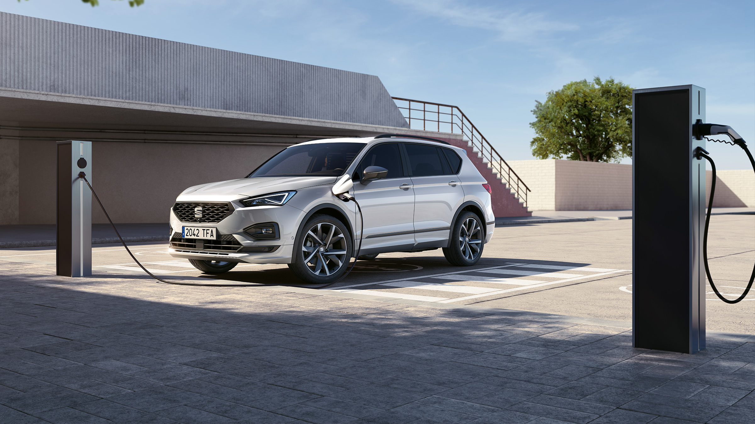 SEAT Tarraco bij oplaadpaal