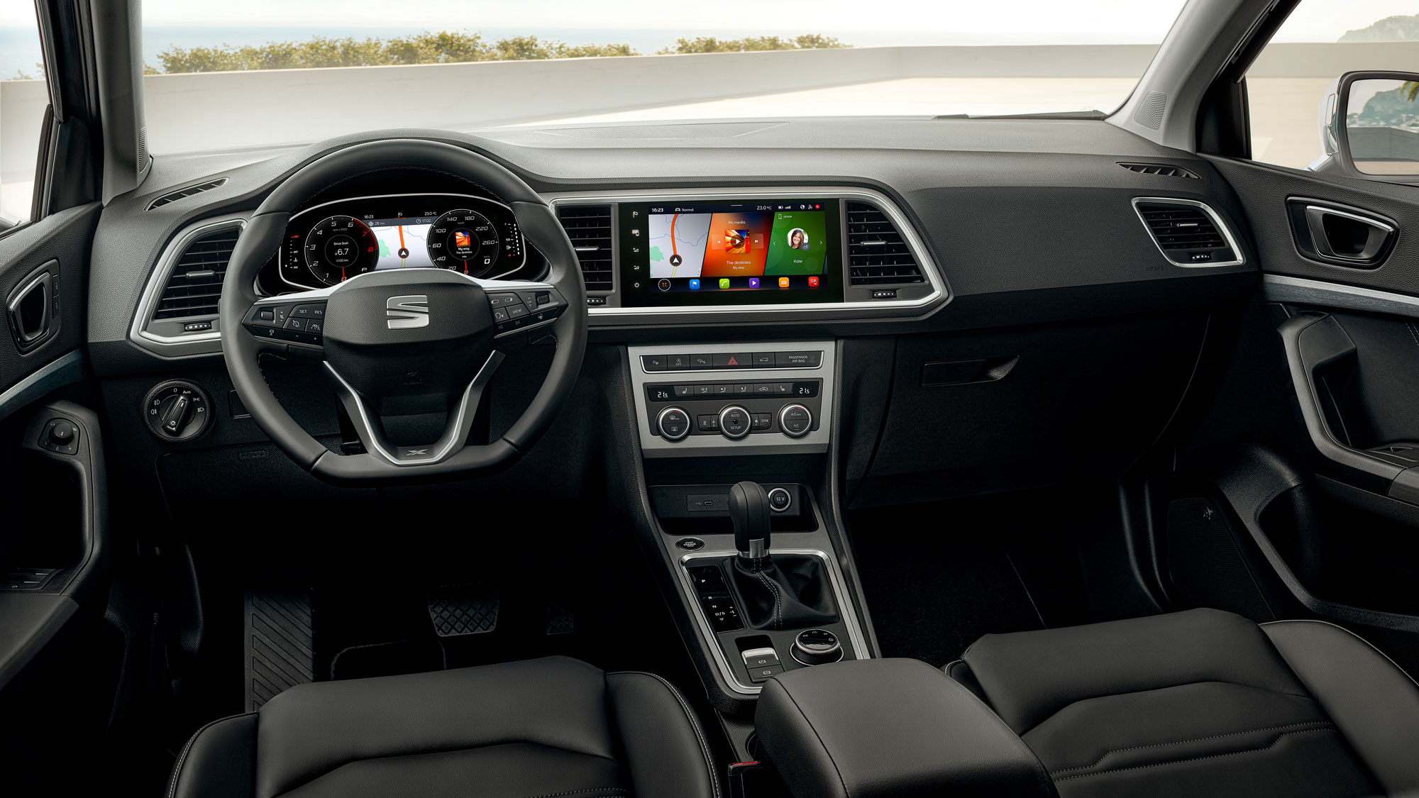 Cockpit van de nieuwe SEAT Ateca