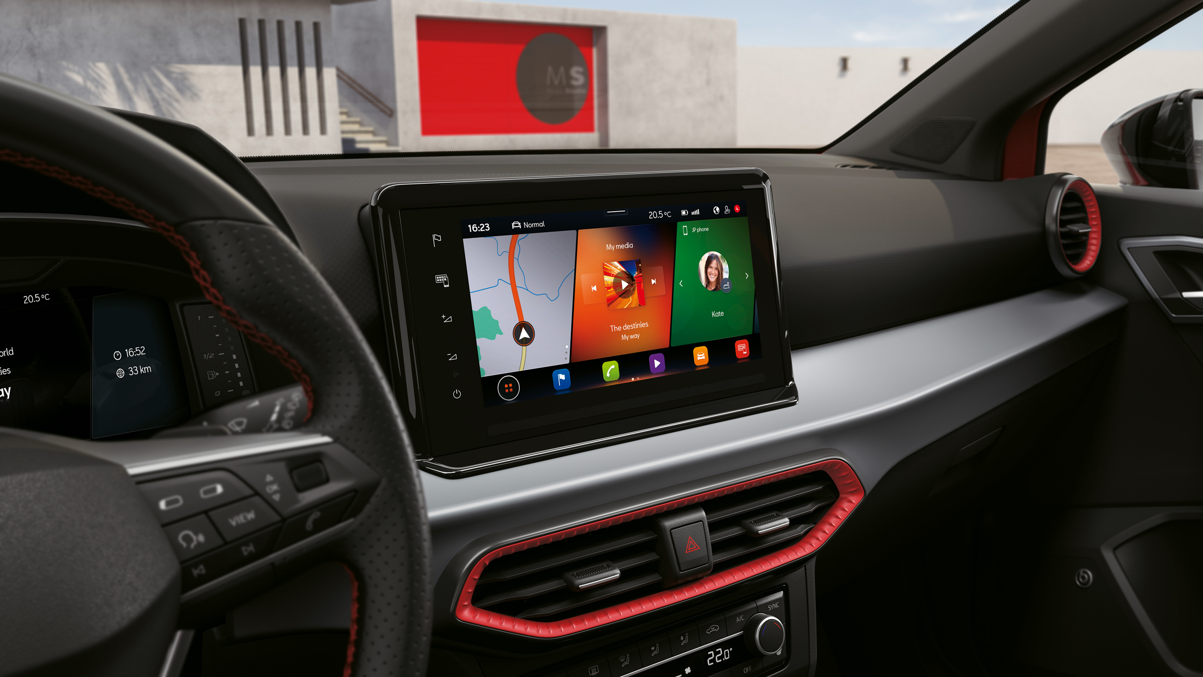 9.2 inch touchscreen in de nieuwe SEAT Ibiza
