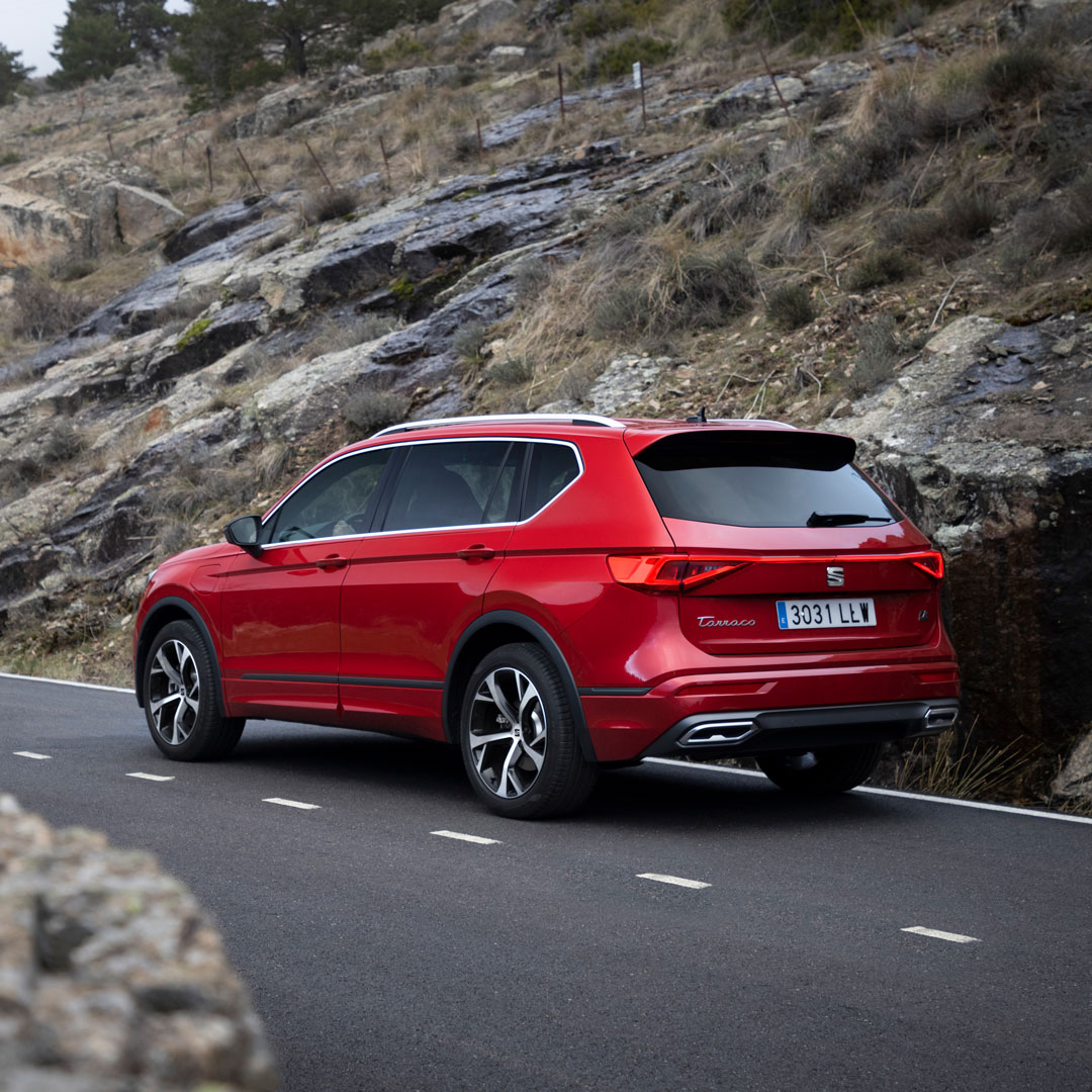 SEAT Tarraco op de weg