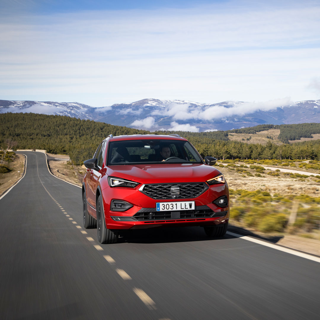 SEAT Tarraco op de weg