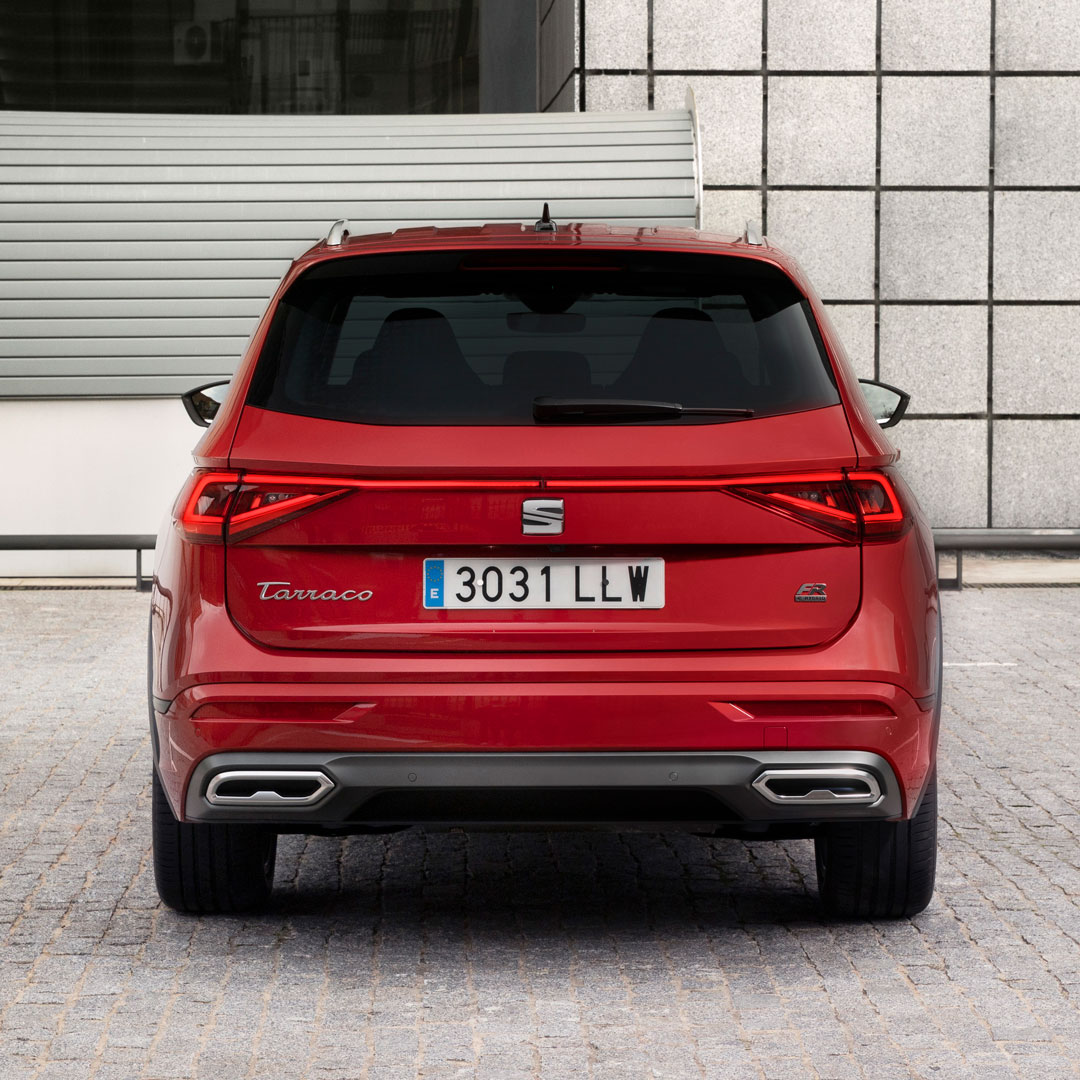 Achteraanzicht SEAT Tarraco