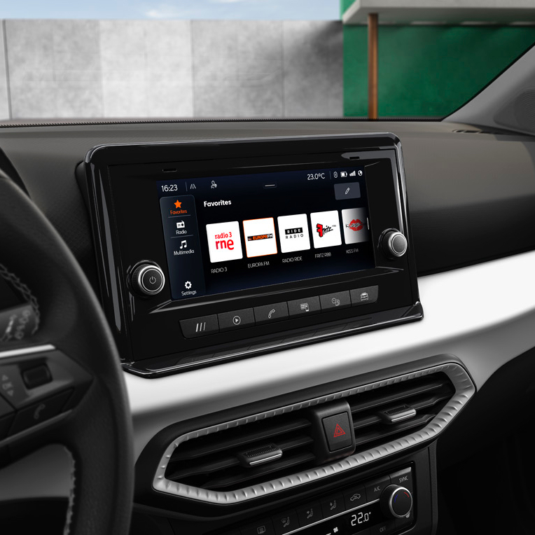 Touchscreen in de SEAT Arona