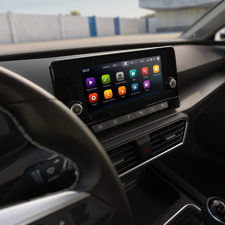Touchscreen in SEAT Leon SP