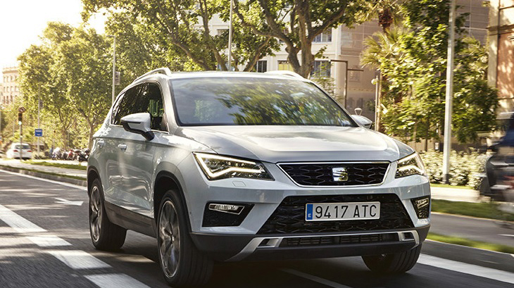 SEAT Ateca op de weg