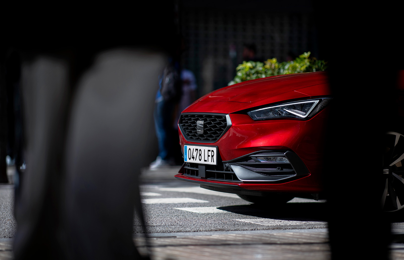 Voorkant van de SEAT Leon