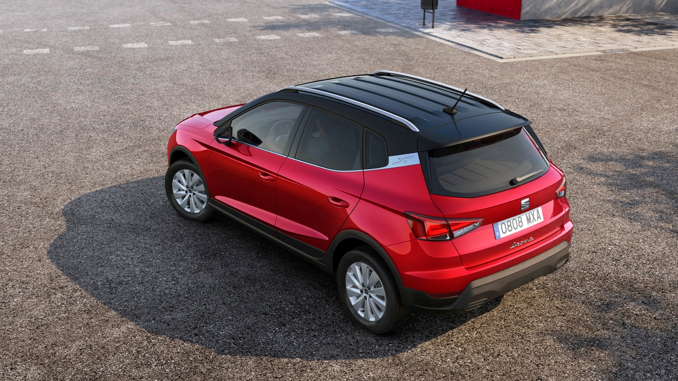 Dakkleur SEAT Arona in zwart
