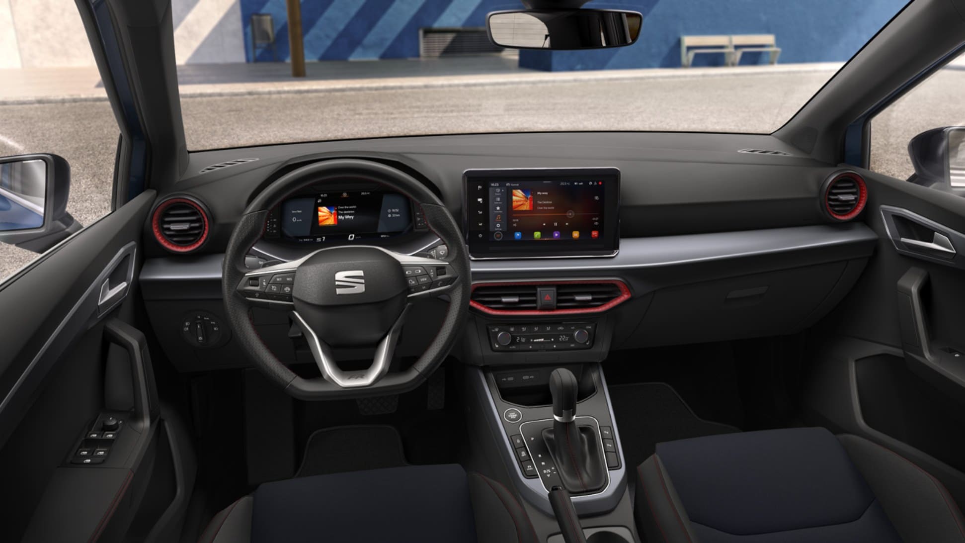Interieur van de SEAT Arona FR