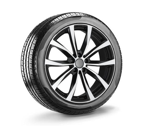 17 inch zomerset zwart gepolijst