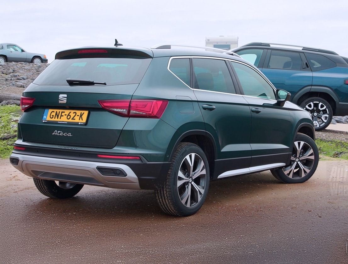 Een groene SEAT Ateca