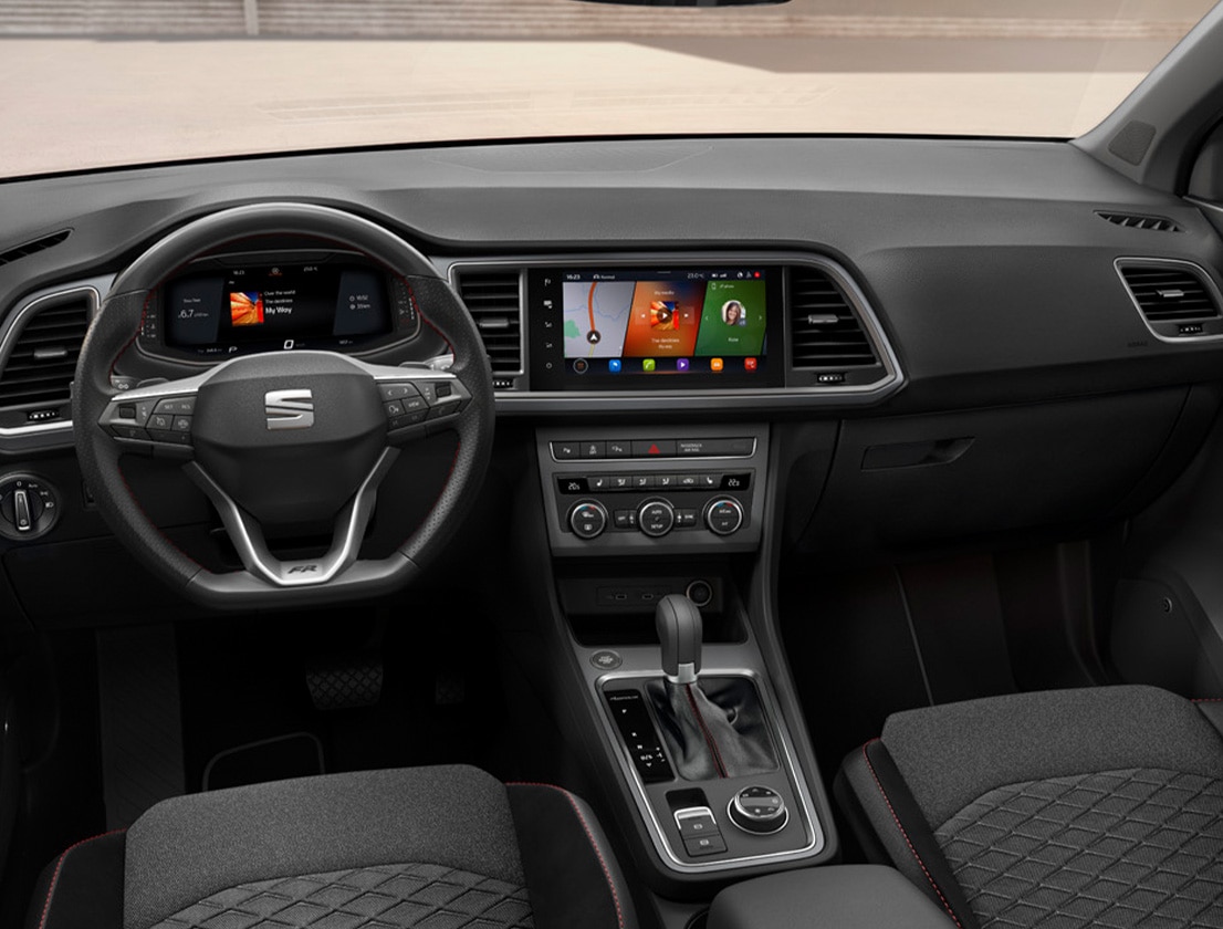 Interieur van de SEAT Ateca