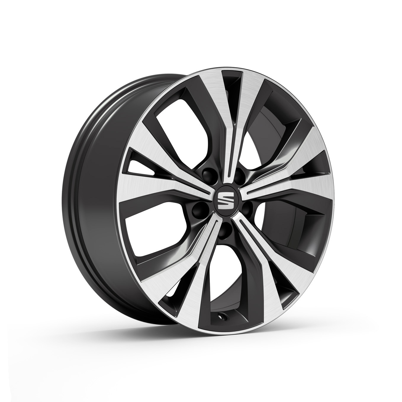 Velgen 'Performance Nuclear Grey', 18 inch lichtmetaal voor SEAT Ateca