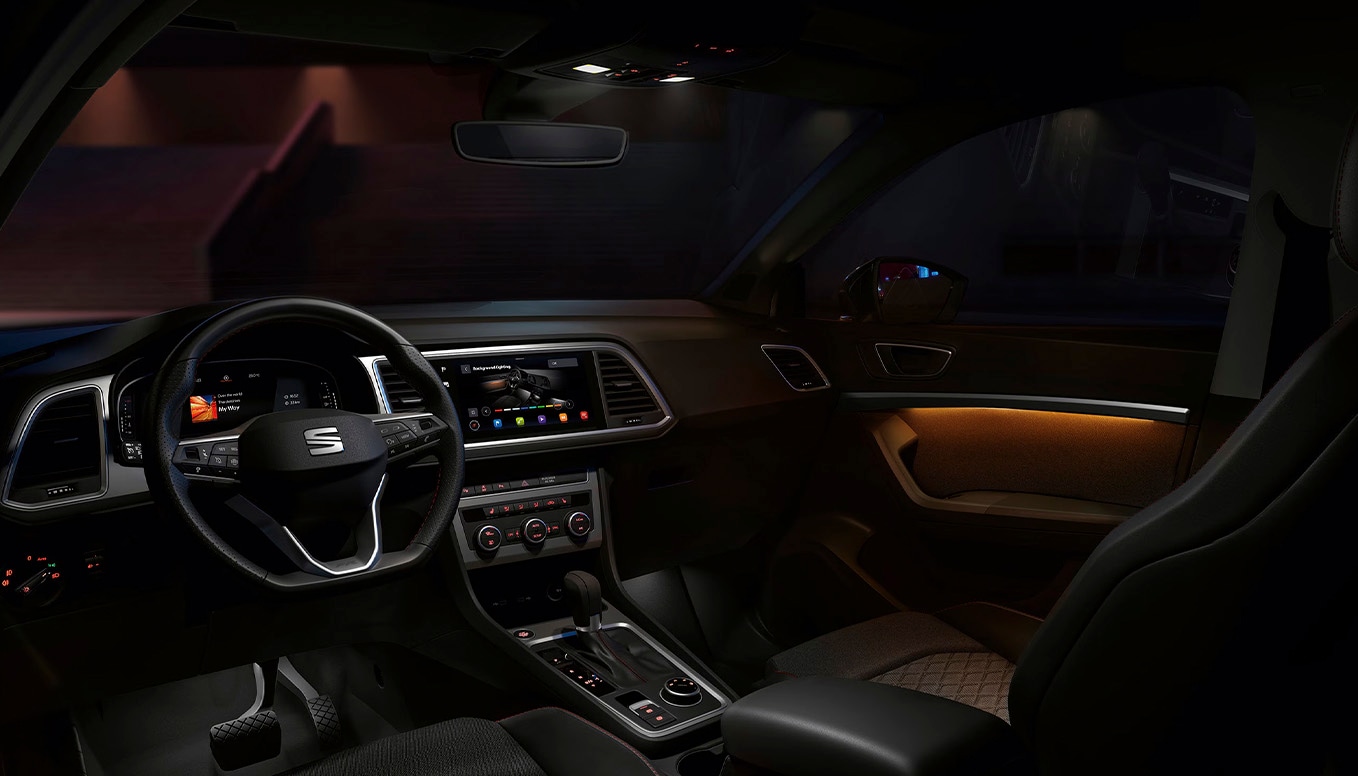 Interieurverlichting in de SEAT Ateca