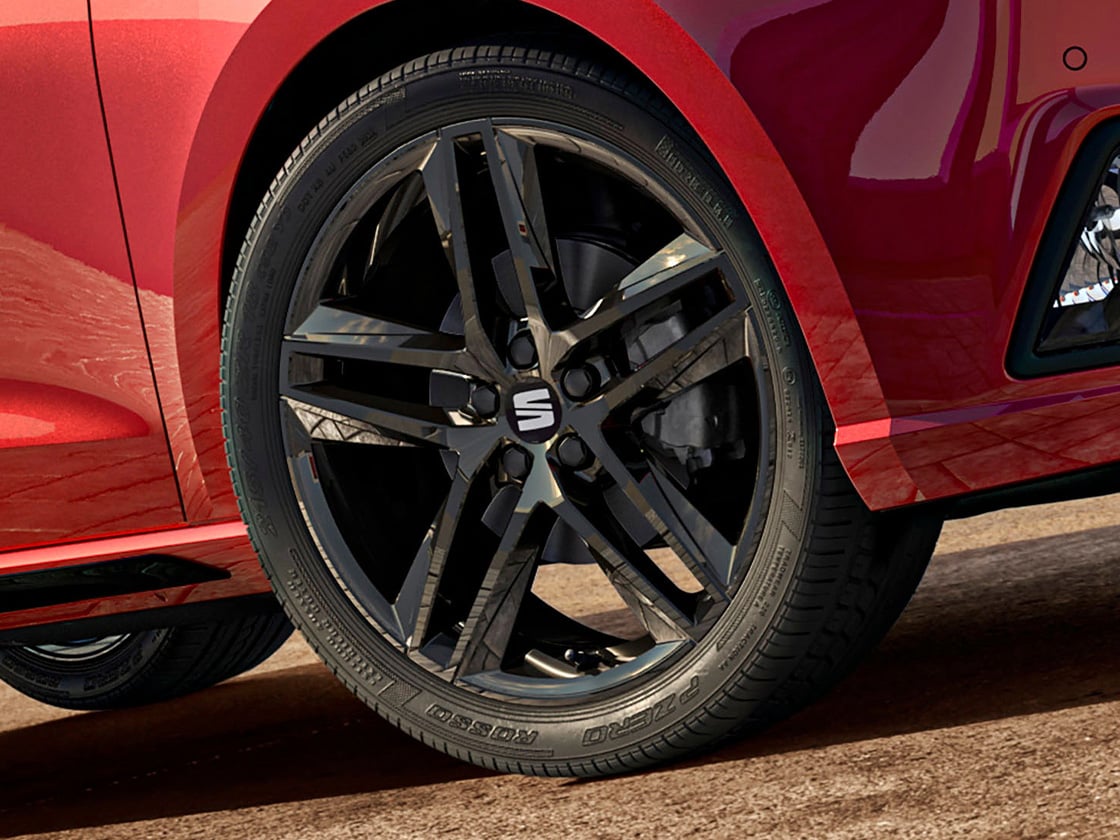 Performance Glossy Black 18 inch velg voor Seat Ibiza