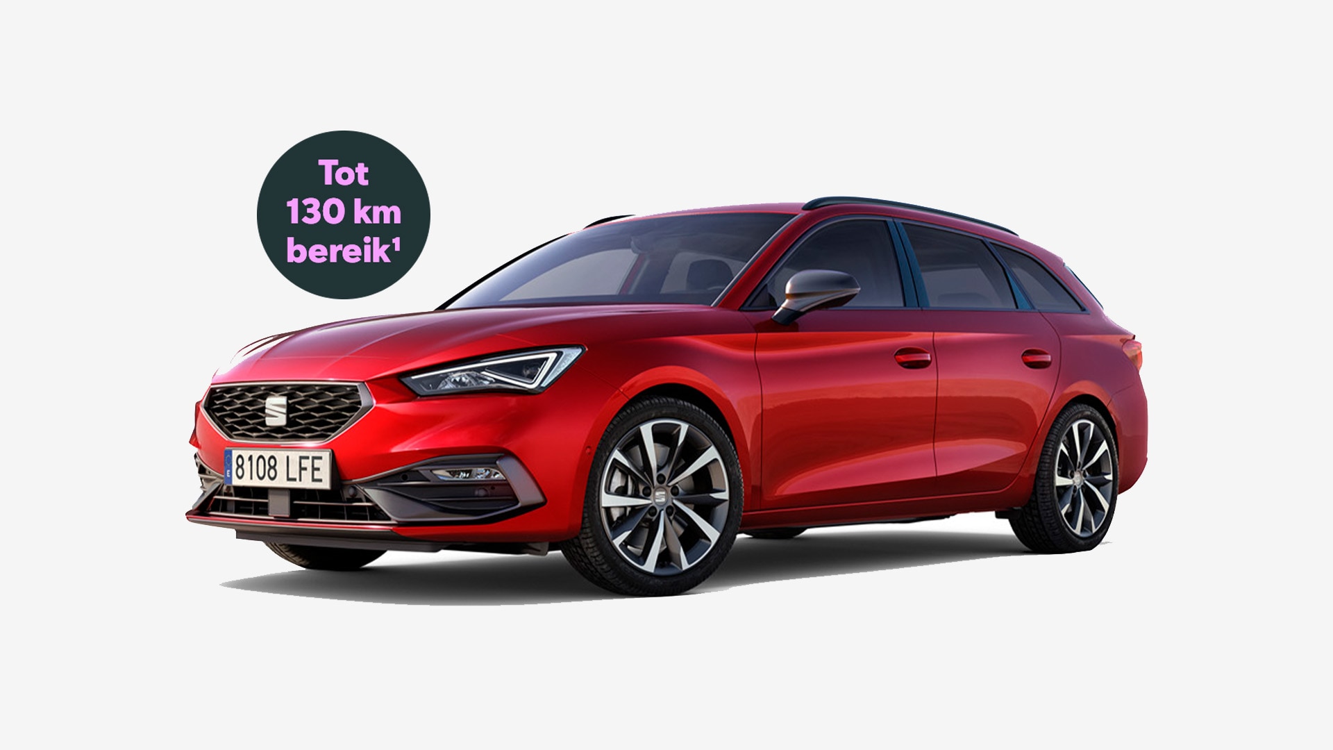 SEAT Leon Sportstourer FR Business plug-in hybride in het rood