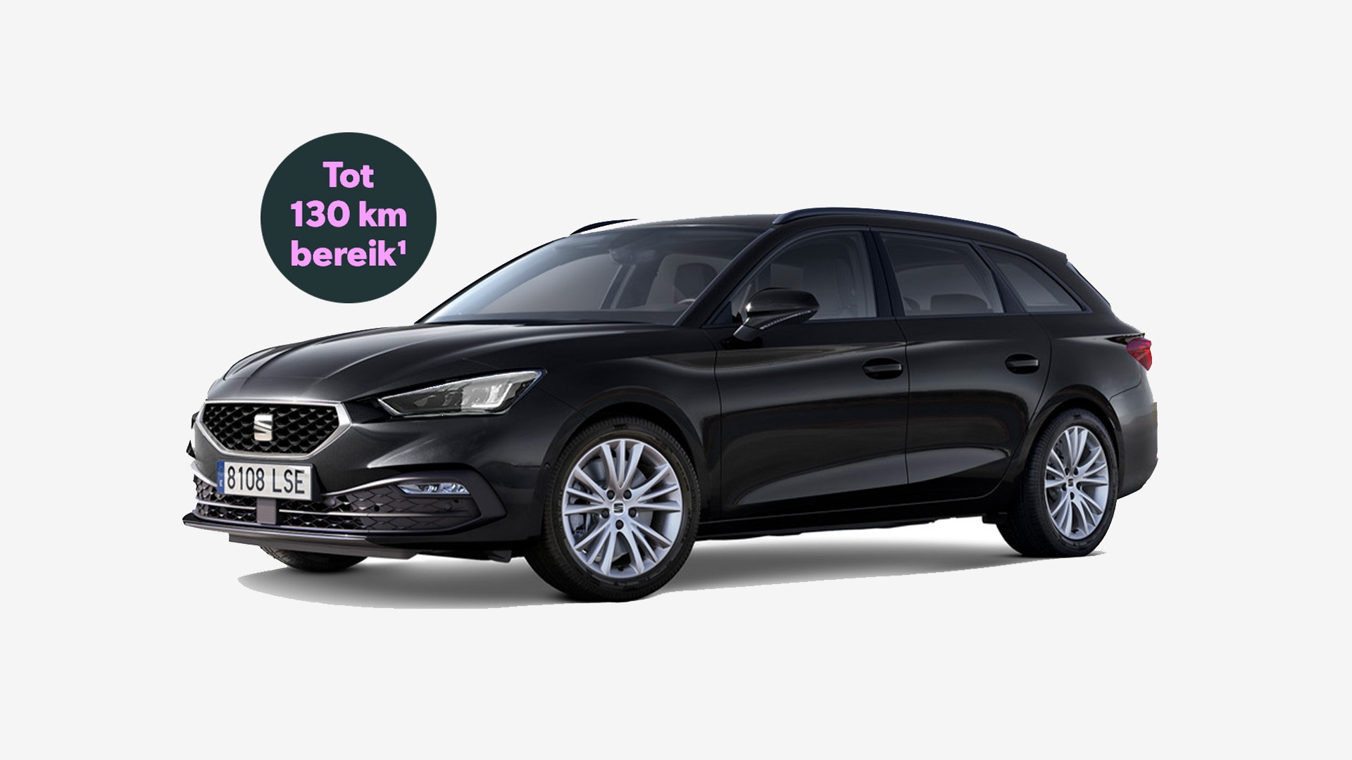 SEAT Leon Sportstourer Style plug-in hybride in het wit