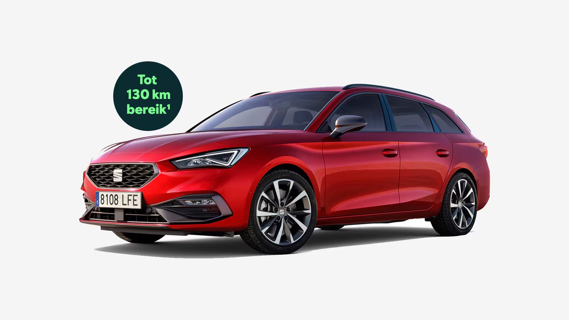 SEAT Leon Sportstourer FR Business plug-in hybride in het rood