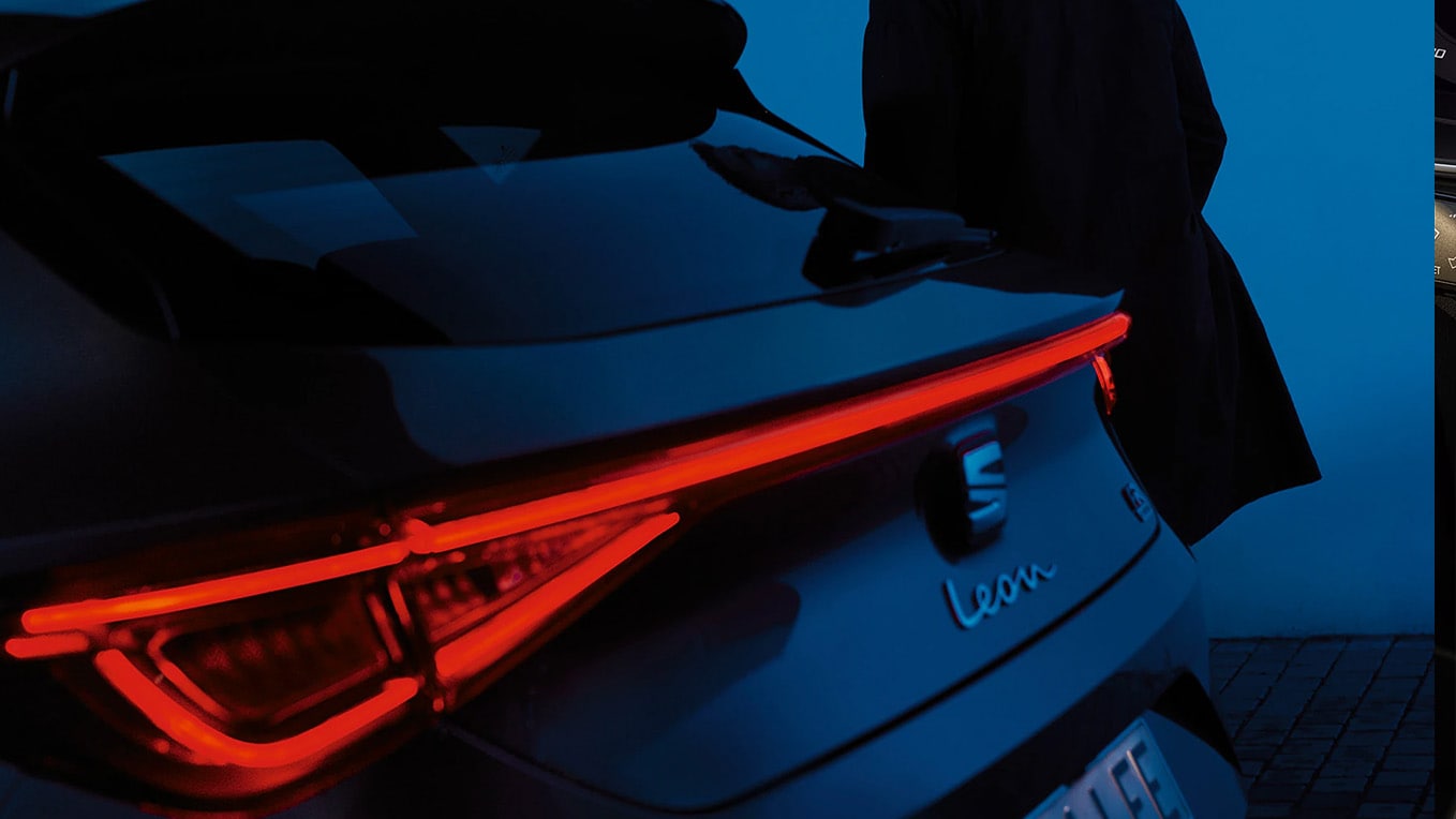 Doorlopende LED achterlichten op de SEAT Leon