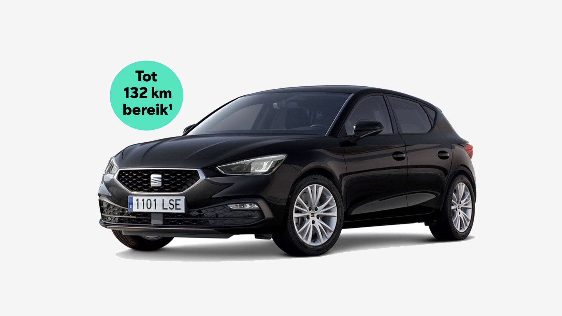SEAT Leon Style plug-in hybride in het wit