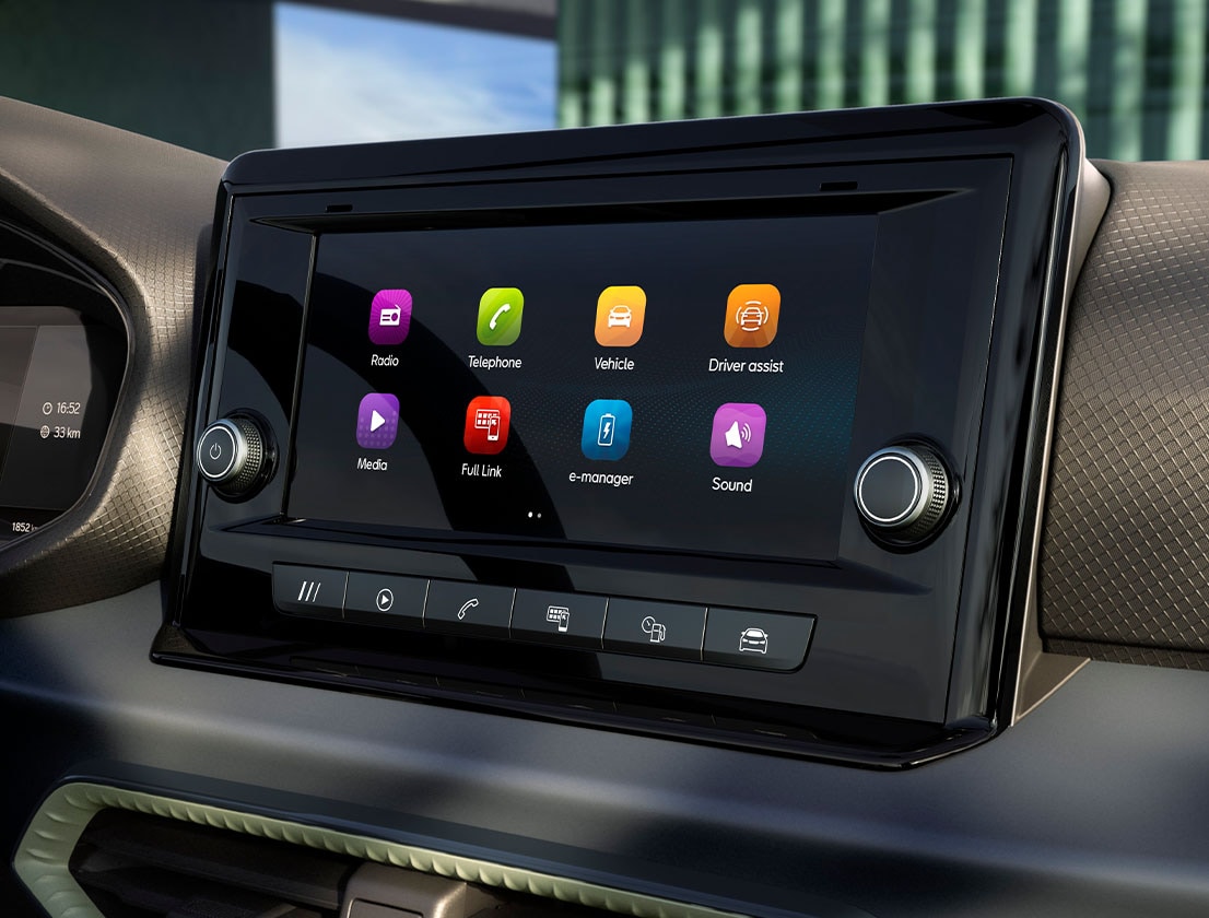 8,25 inch multimediasysteem