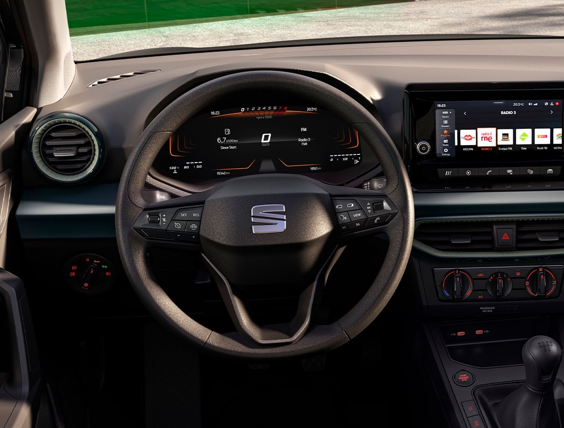 Multifunctioneel stuurwiel van de SEAT Arona
