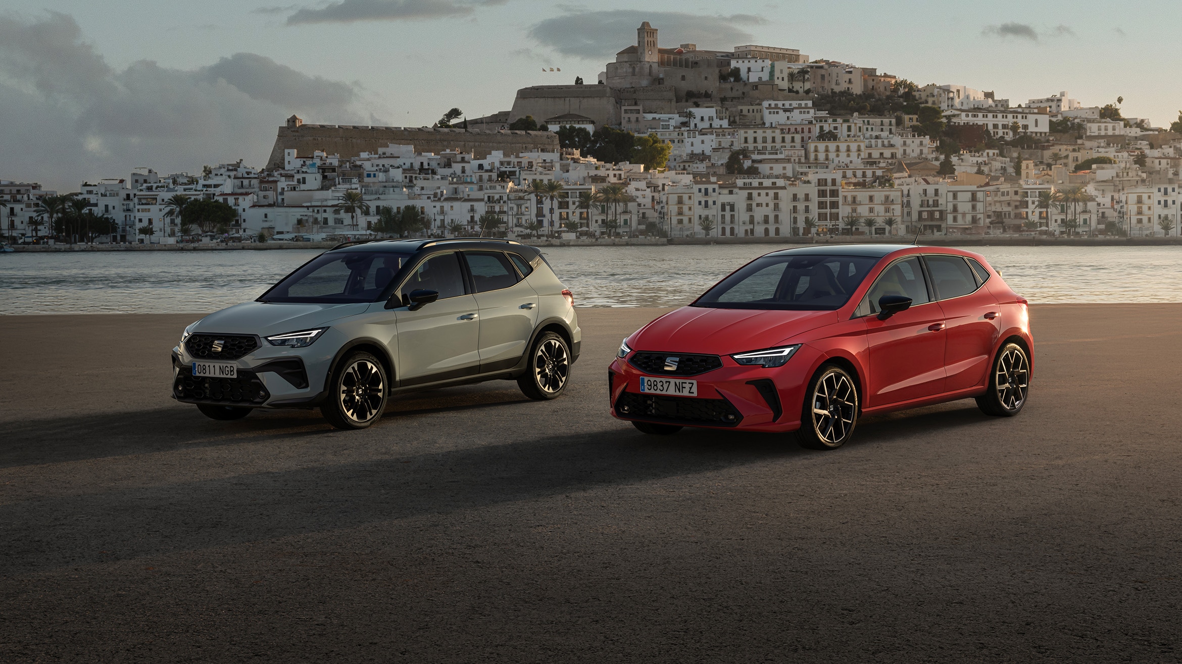 De nieuwe SEAT Ibiza en Arona naast elkaar