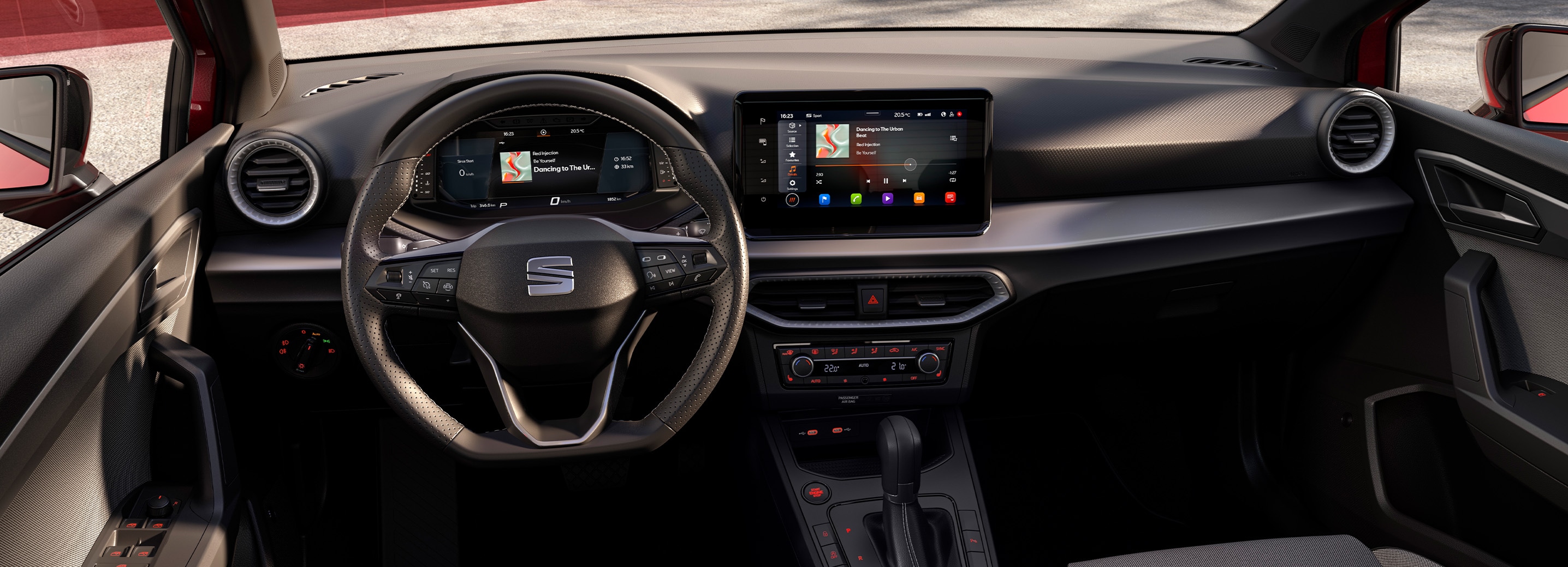 Interieur van de nieuwe SEAT Ibiza