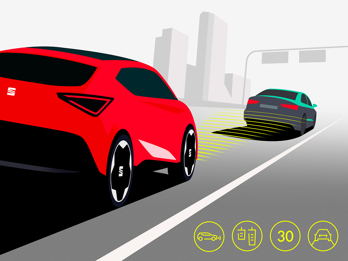 Het Safe & Driving Pack XL versterkt het design van de SEAT Arona en maakt elke rit nóg veiliger. Een upgrade in stijl én veiligheid.