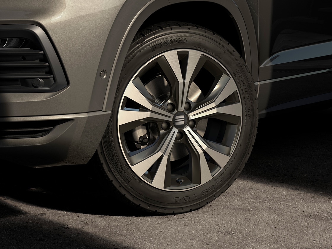 Velgen 'Performance Nuclear Grey', 18 inch lichtmetaal voor SEAT Ateca