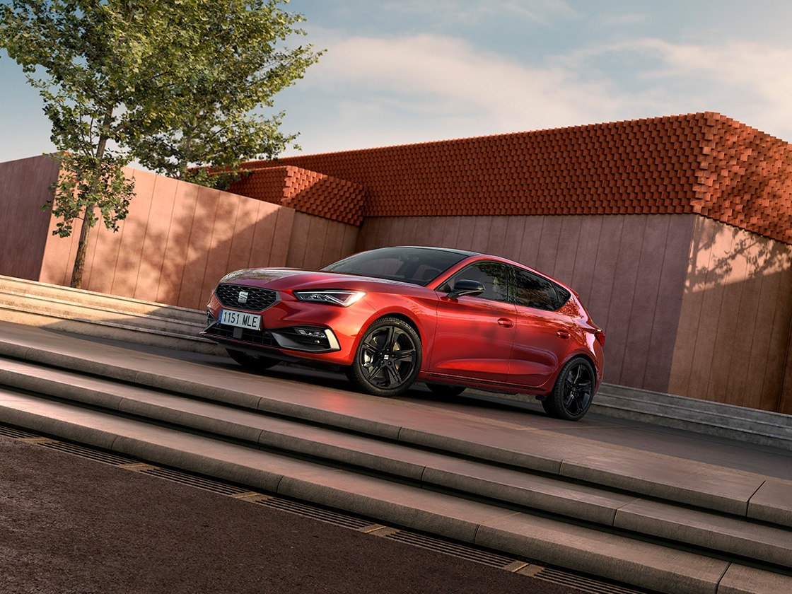 Rode SEAT Leon FR Business met black pack
