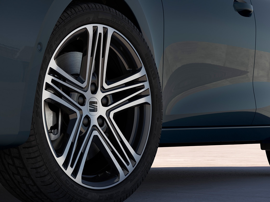 Performance Machined 18 inch lichtmetalen velg voor Seat Leon.