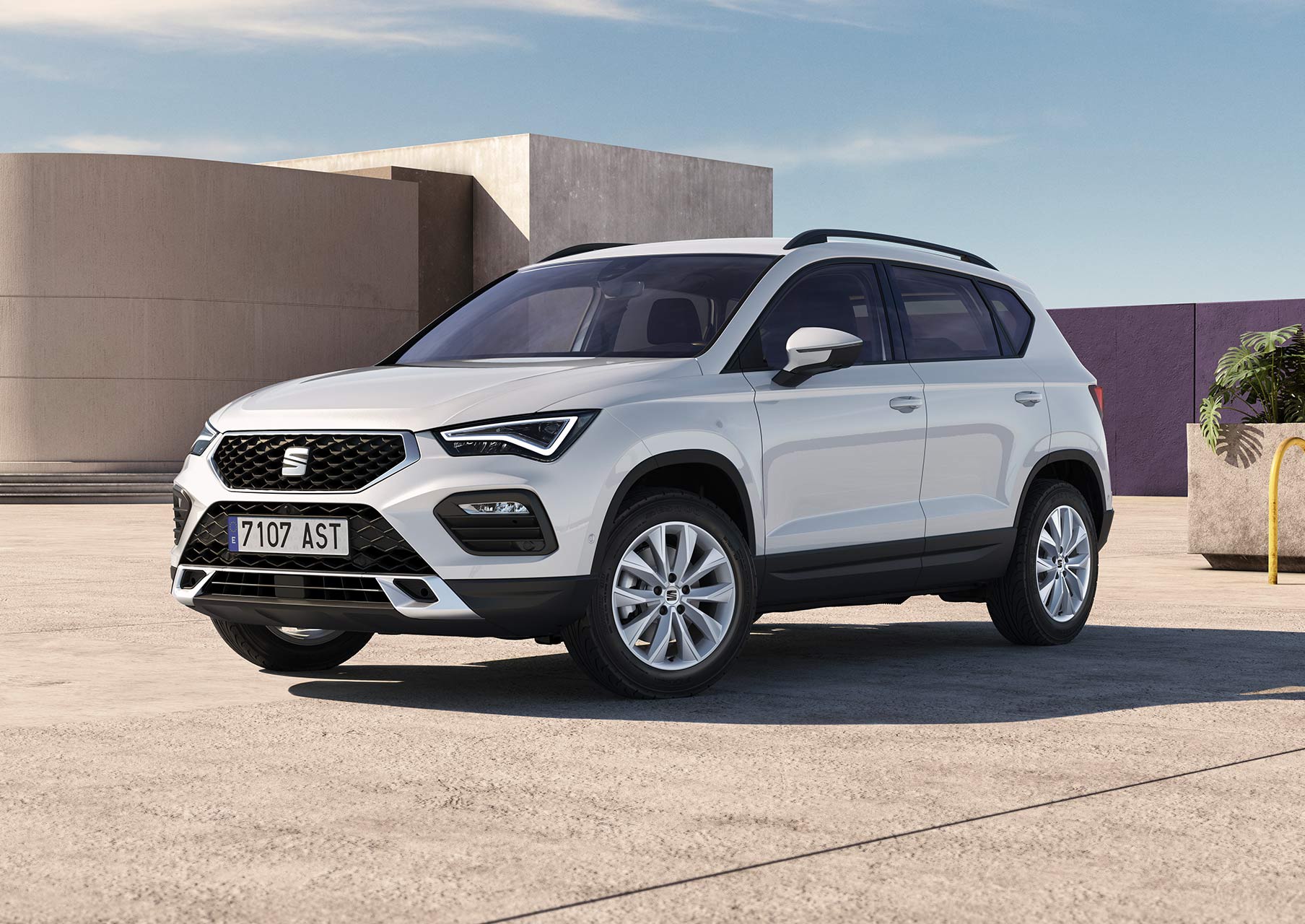Witte SEAT Ateca in Style uitvoering