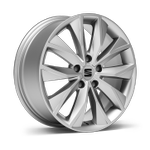 Velgen 'Dynamic Brilliant Silver', 17 inch lichtmetaal