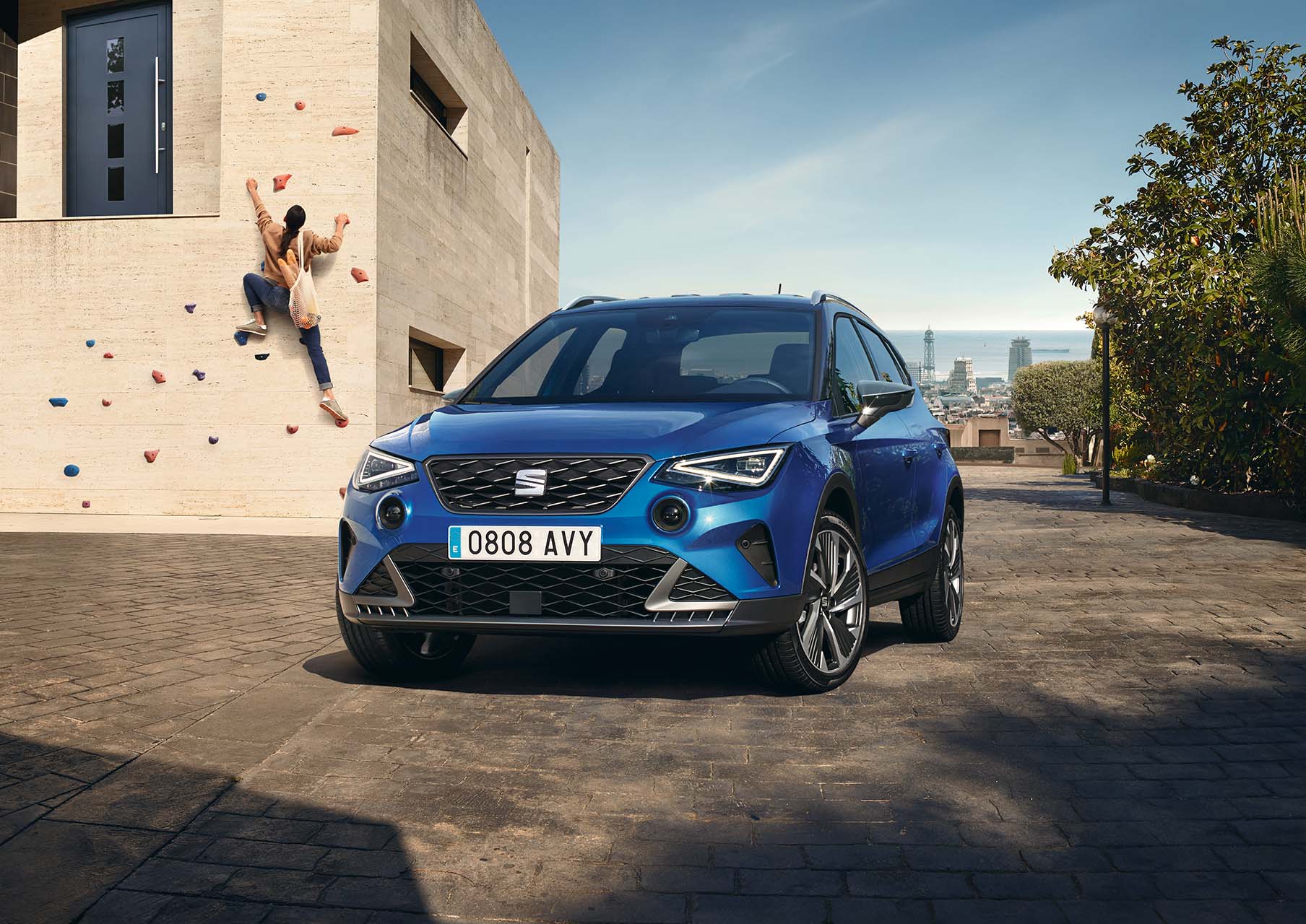 Blauwe SEAT Arona